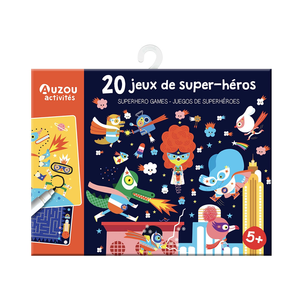 Aktivitetskort - 20 opgaver - Superhelte