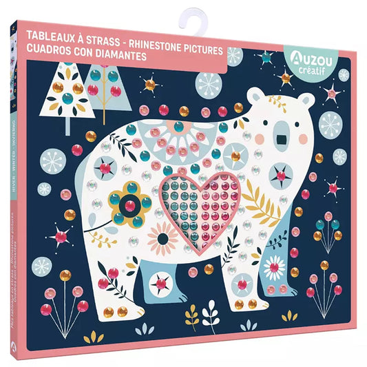 Auzou - Aktivitetssæt - Kunst med rhinsten