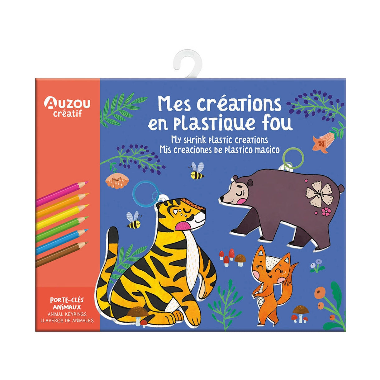 Auzou - Krympeplast - Vilde dyr