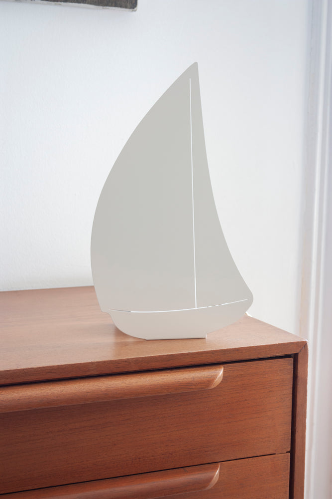 Goodnight Light Lampe - Sejlbåd - Hvid