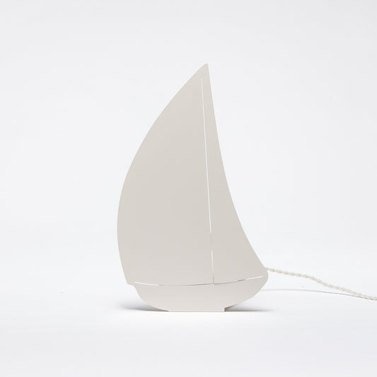 Goodnight Light Lampe - Sejlbåd - Hvid