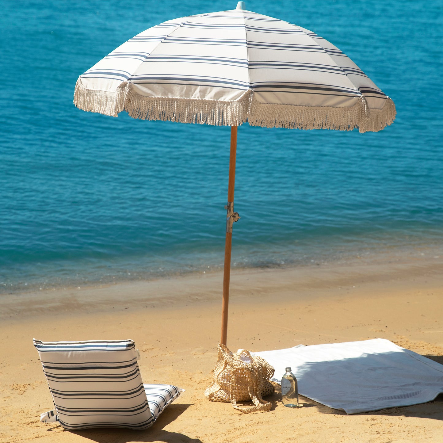 Parasol - Beach Umbrella Luxe Coastal Blue