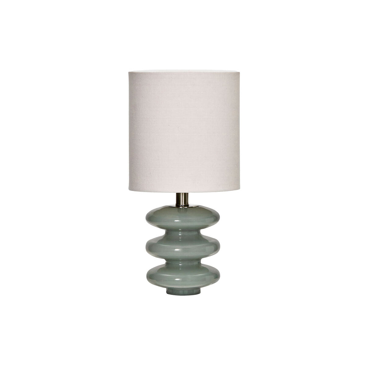 Bordlampe, HDStep, S, Lyseblå, Råhvid