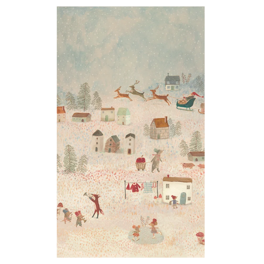 Maileg Gavepapir - 10 m - Santa is coming