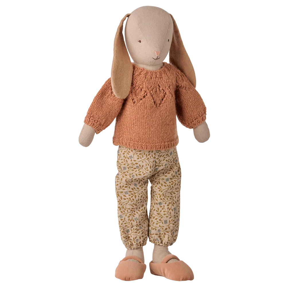 Maileg - Kanin, Str. 3 - Klassisk - Bukser og strikket sweater