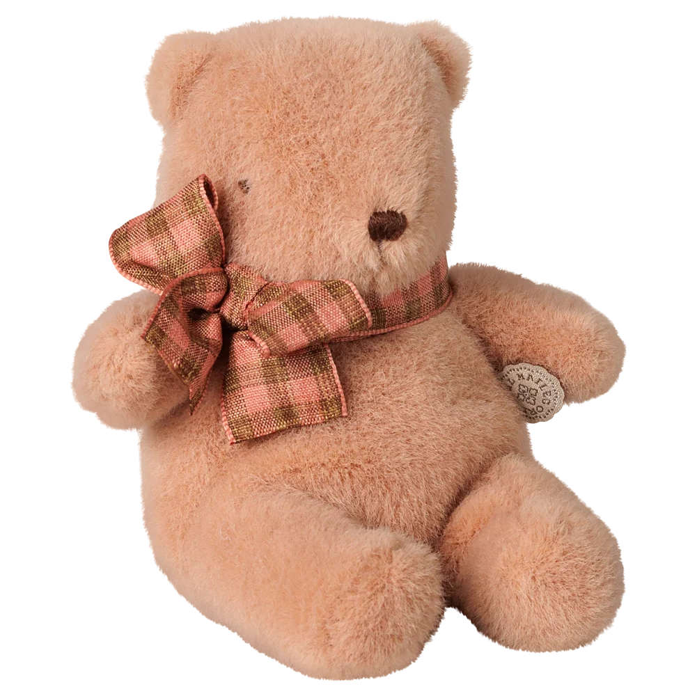 Maileg Teddy plush bamse Mini - Vintage rosa