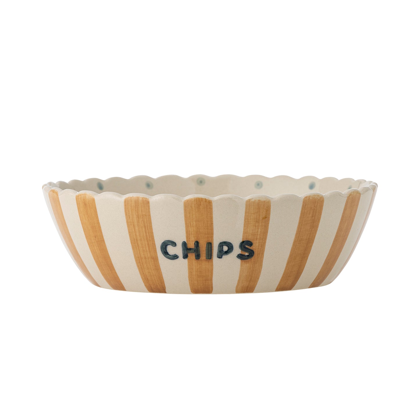 Chip Skål, Multifarvet, Stentøj