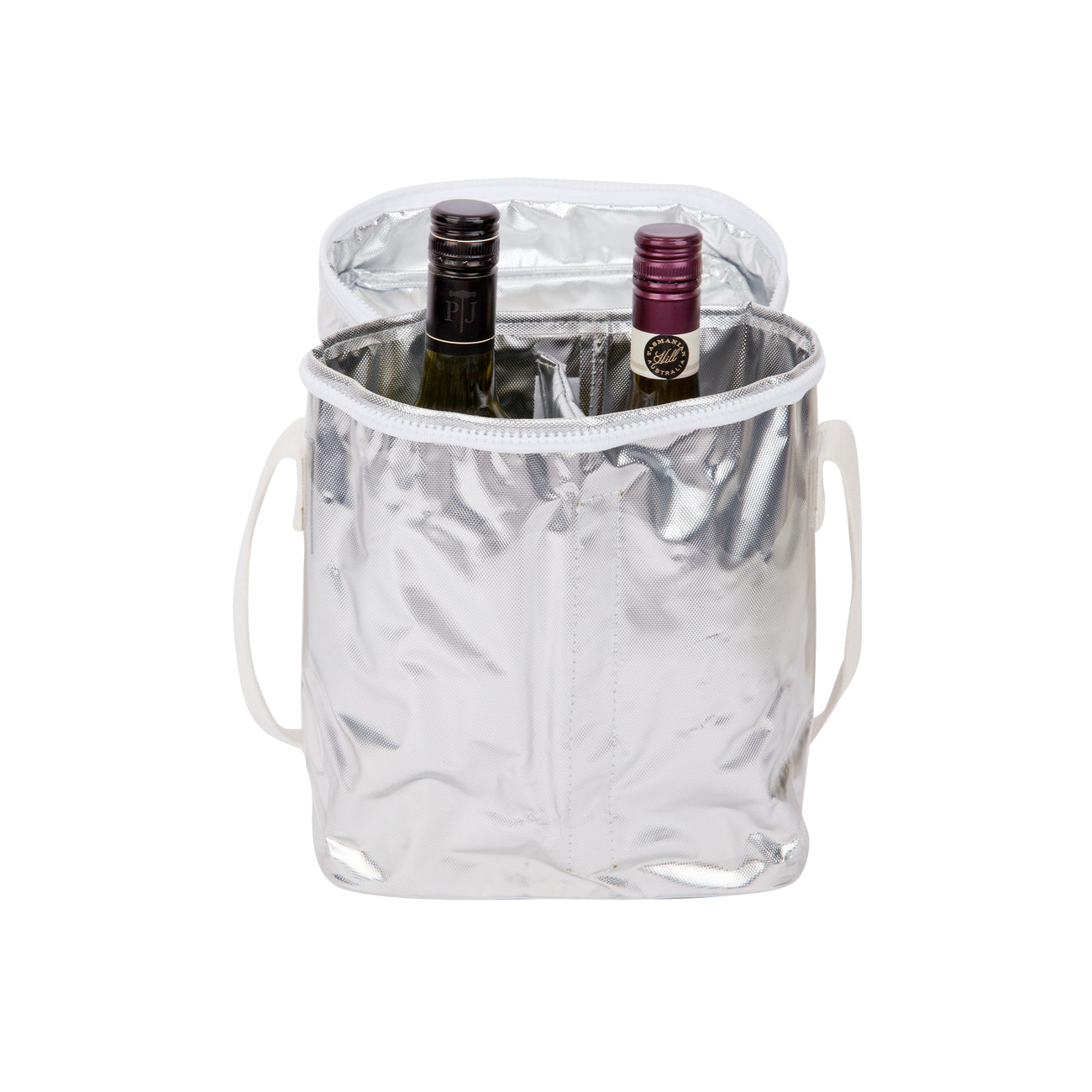Køletaske - Cooler Drinks Bag Metallic - Silver