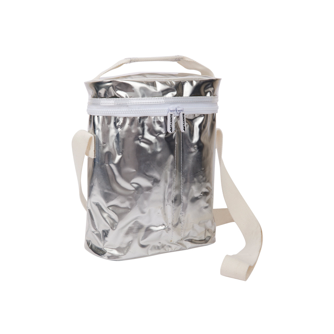 Køletaske - Cooler Drinks Bag Metallic - Silver