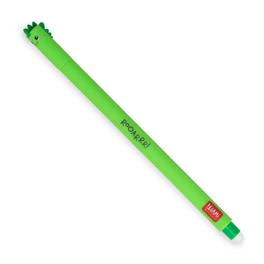 Dino Viskelæderpen | Grøn Gelpen der Kan Viskes Ud | 0,7 mm