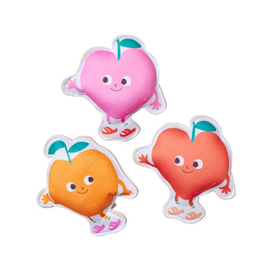 Dykke venner - Poppy the Peach - Multi - Sæt med 3