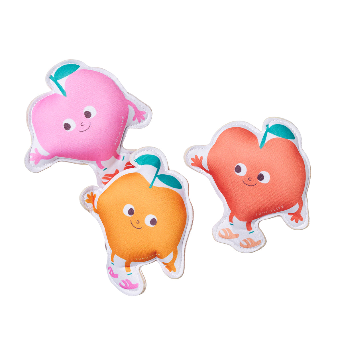 Dykke venner - Poppy the Peach - Multi - Sæt med 3