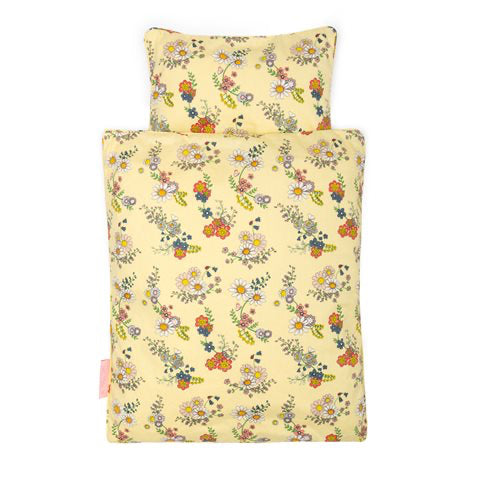 Dukke sengetøj - Blomsterhave