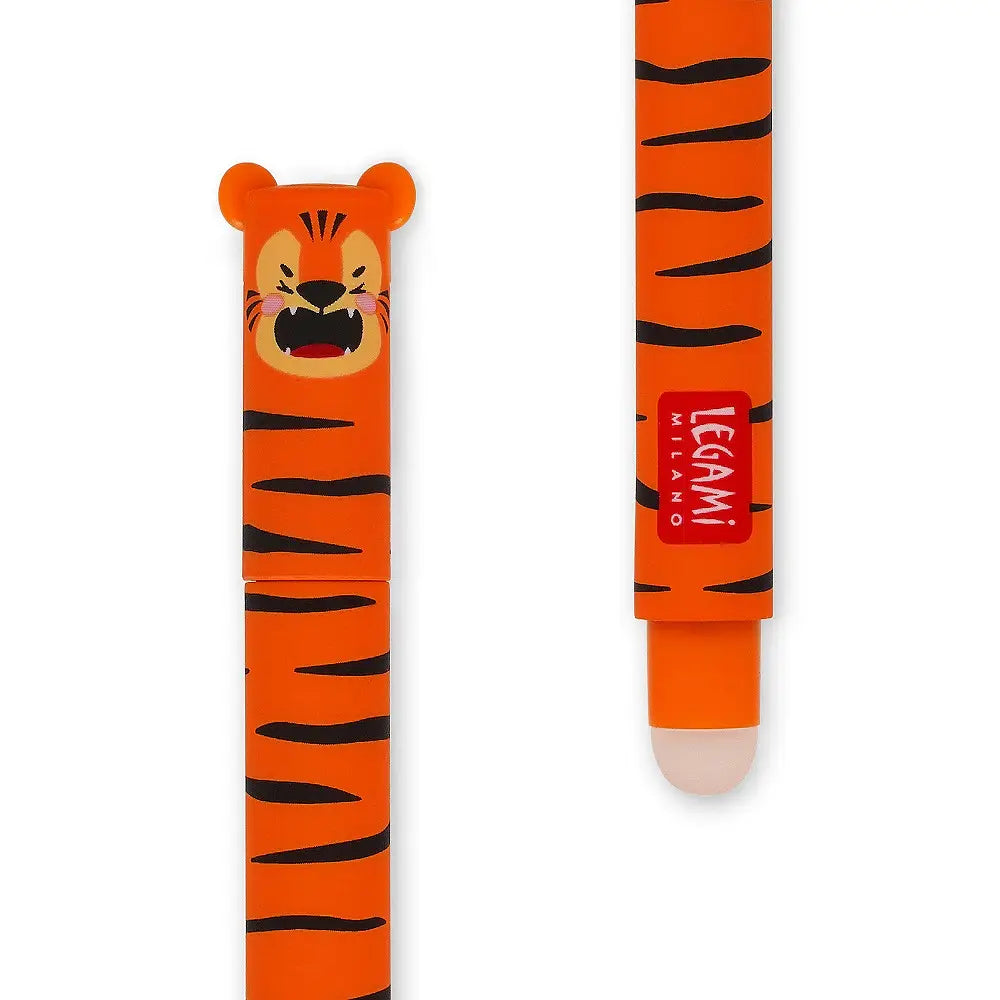 Tiger Viskelæderpen | Orange Gelpen der Kan Viskes Ud | 0,7 mm