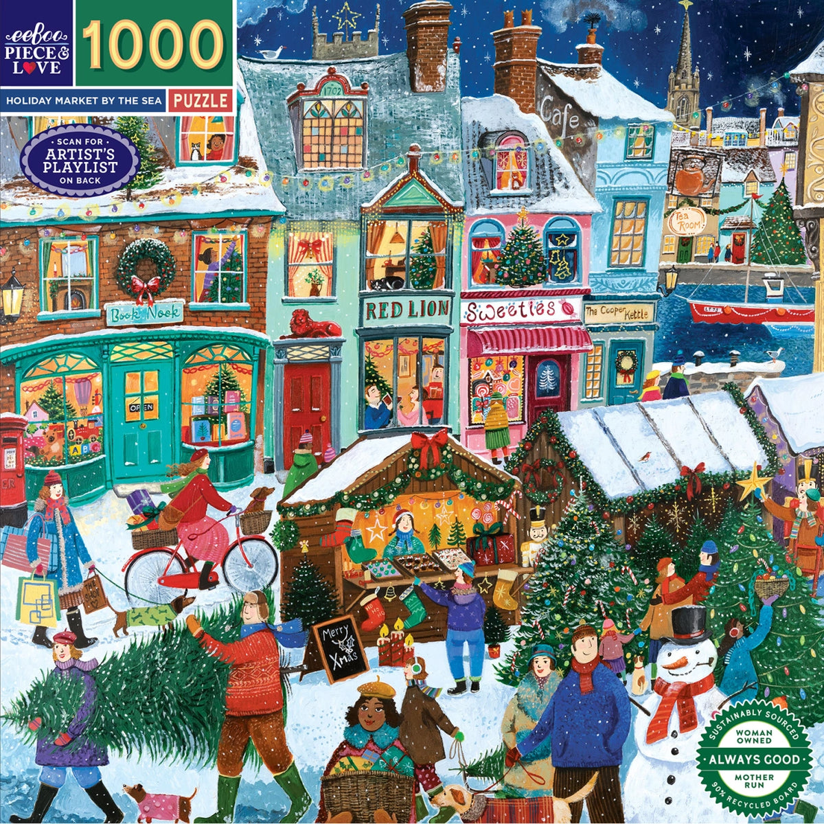 Puslespil 1000 brk - Holiday Marketplace