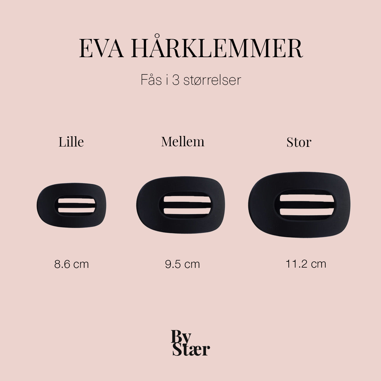 Eva Hårklemme - Stor