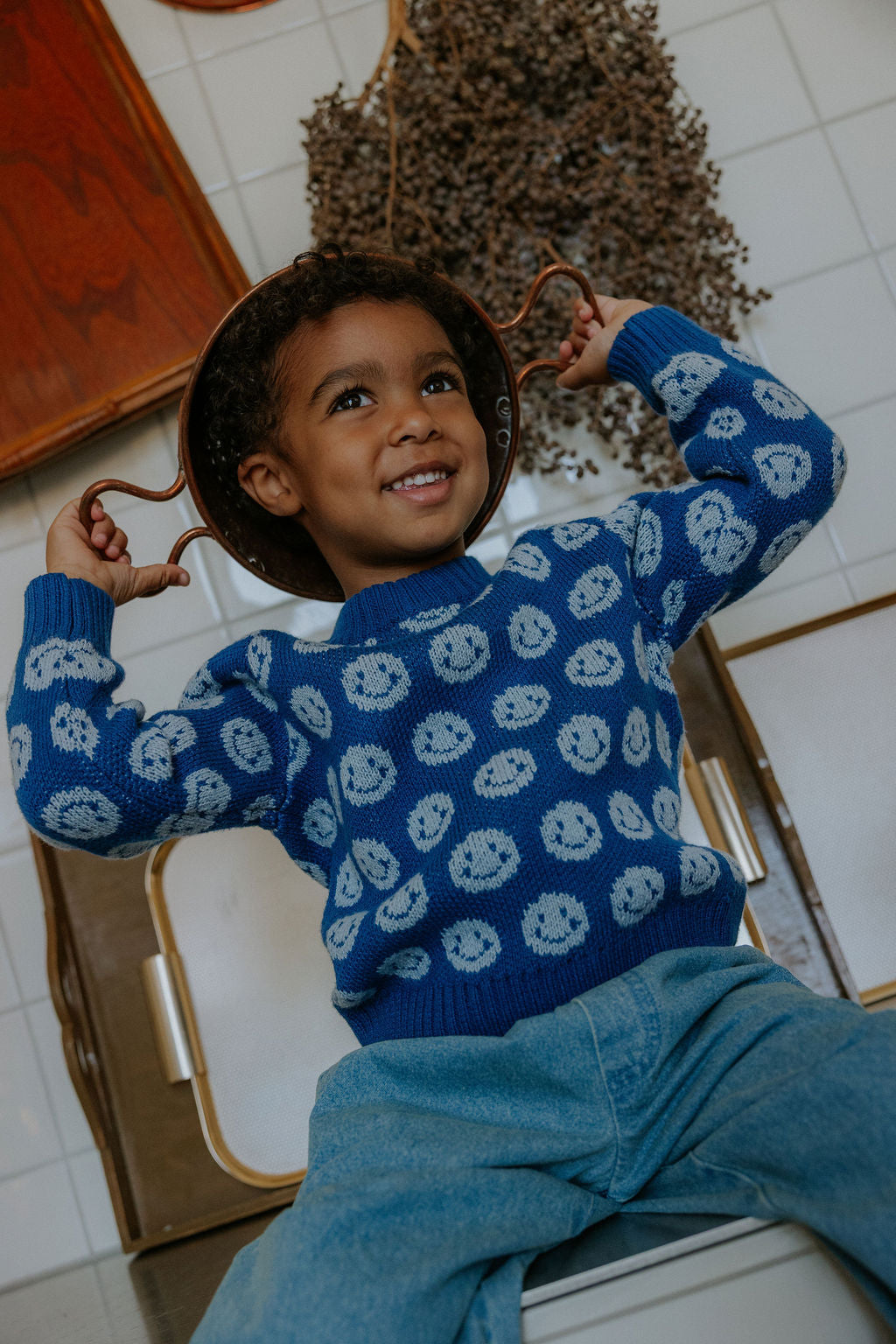 FLIINK - BON CASHMERE EMOJI PULLOVER