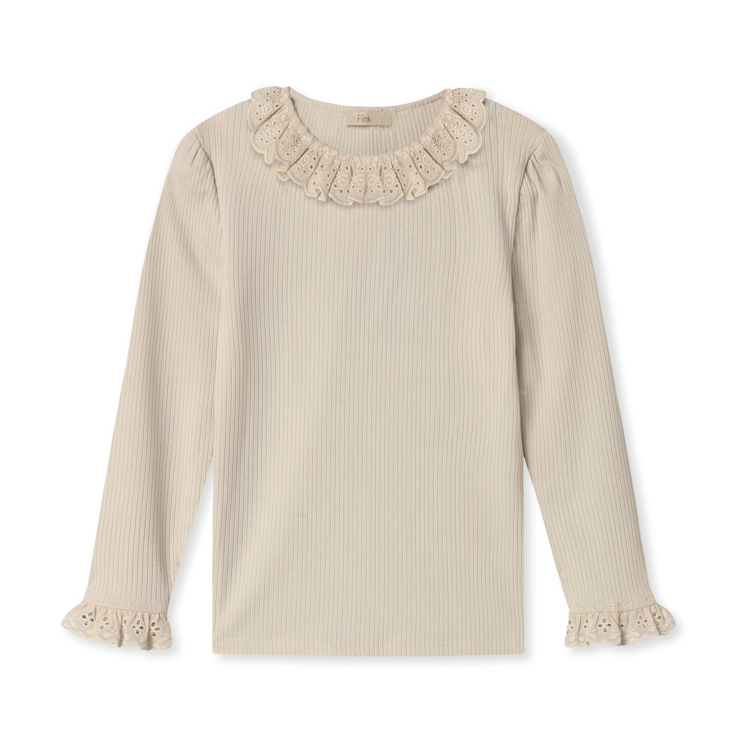 FLIINK AKENNA LACE LS BLOUSE