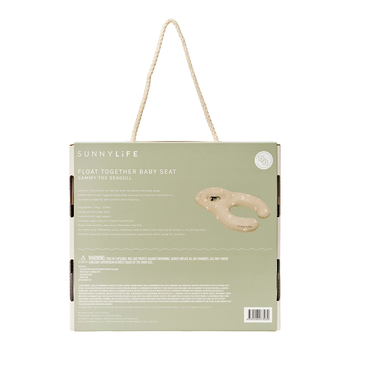 Badering - Float Together Baby Seat EU - Sammy the Seagull