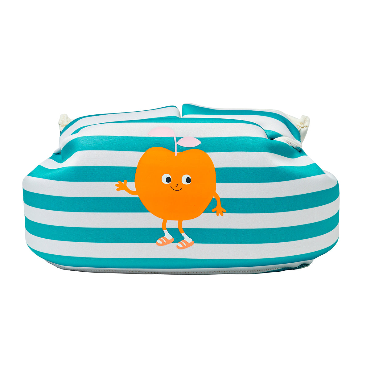 Svømmevest med vinger 3-6 - Poppy the Peach Green stripe