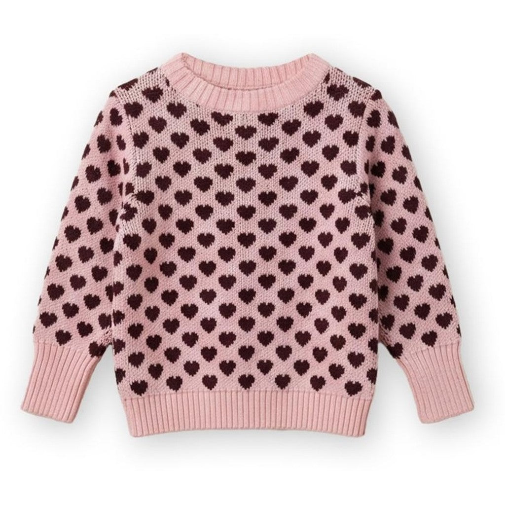 FLIINK -  JANIE CASHMERE HEART PULLOVER