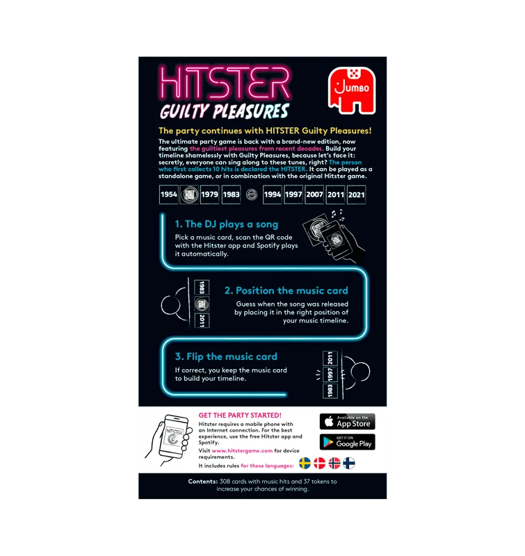 Spil - Hitster – Guilty Pleasures