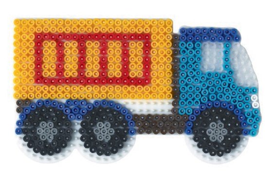 HAMA  perleplade midi - lastbil 10x17cm