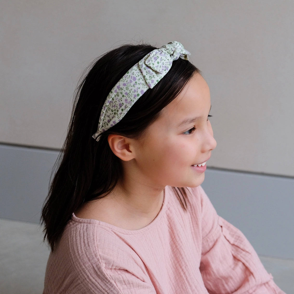 Hårbøjle - Floral Lilac Edie Spring on the Farm - Mimi & Lula