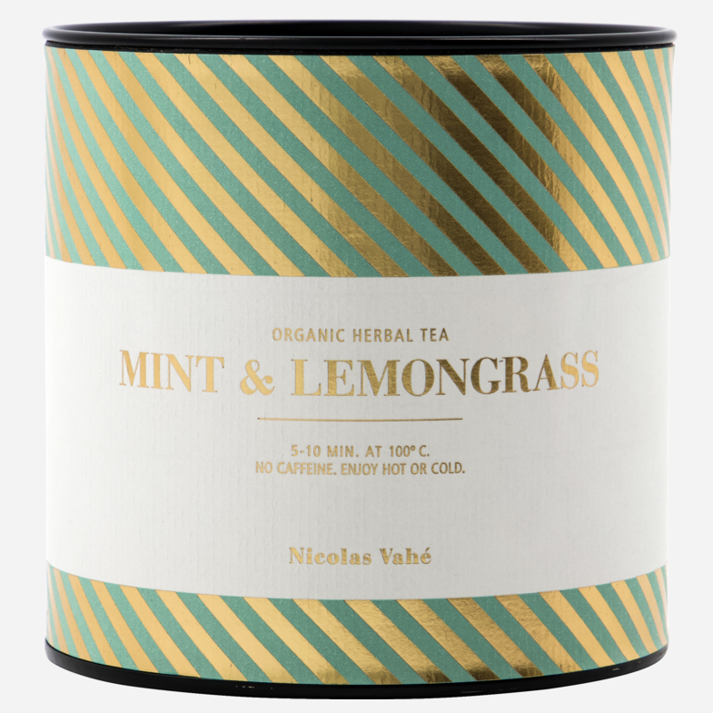 Herbal tea, organic, Mint & lemongrass, 30 g