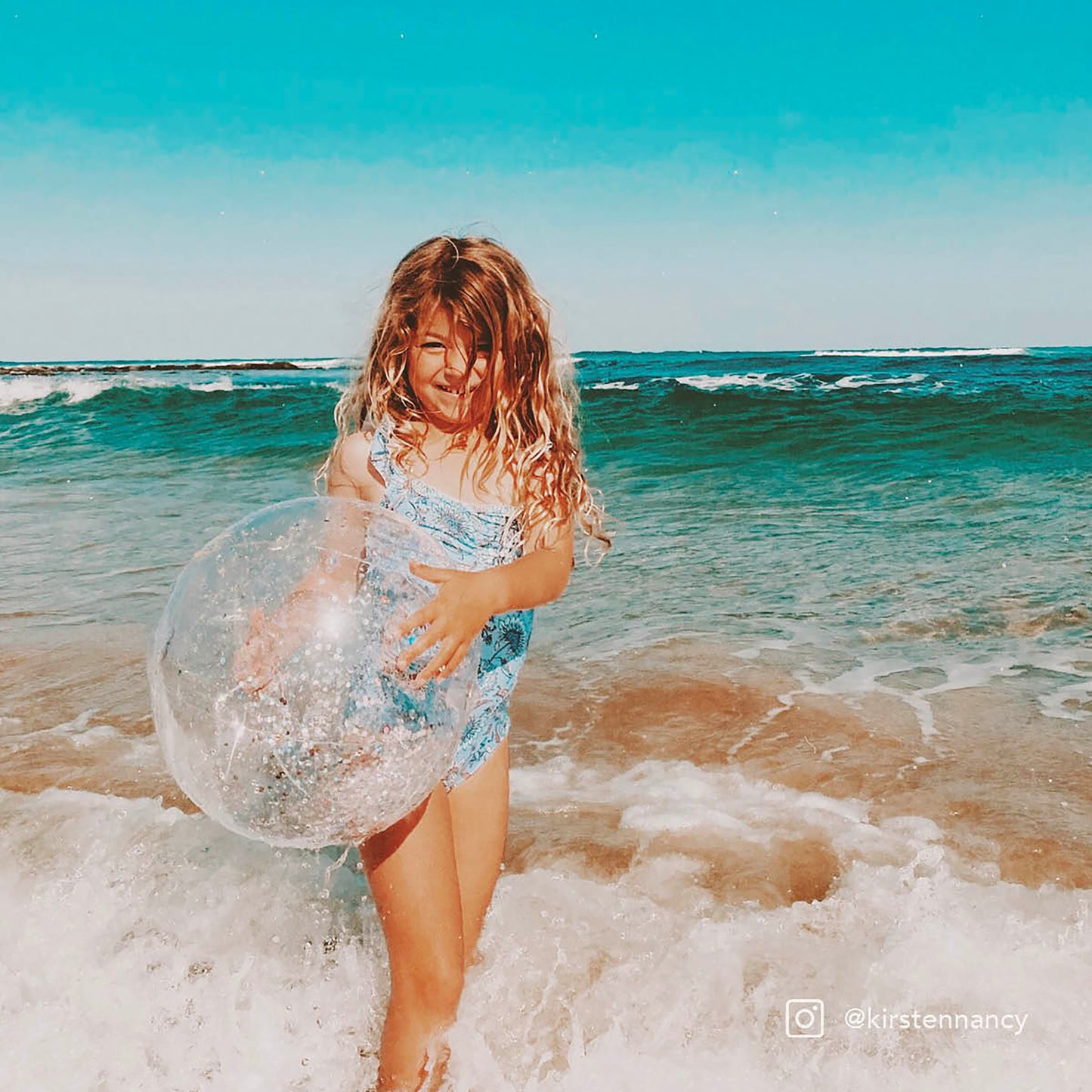 Badebold - Inflatable Beach Ball Glitter