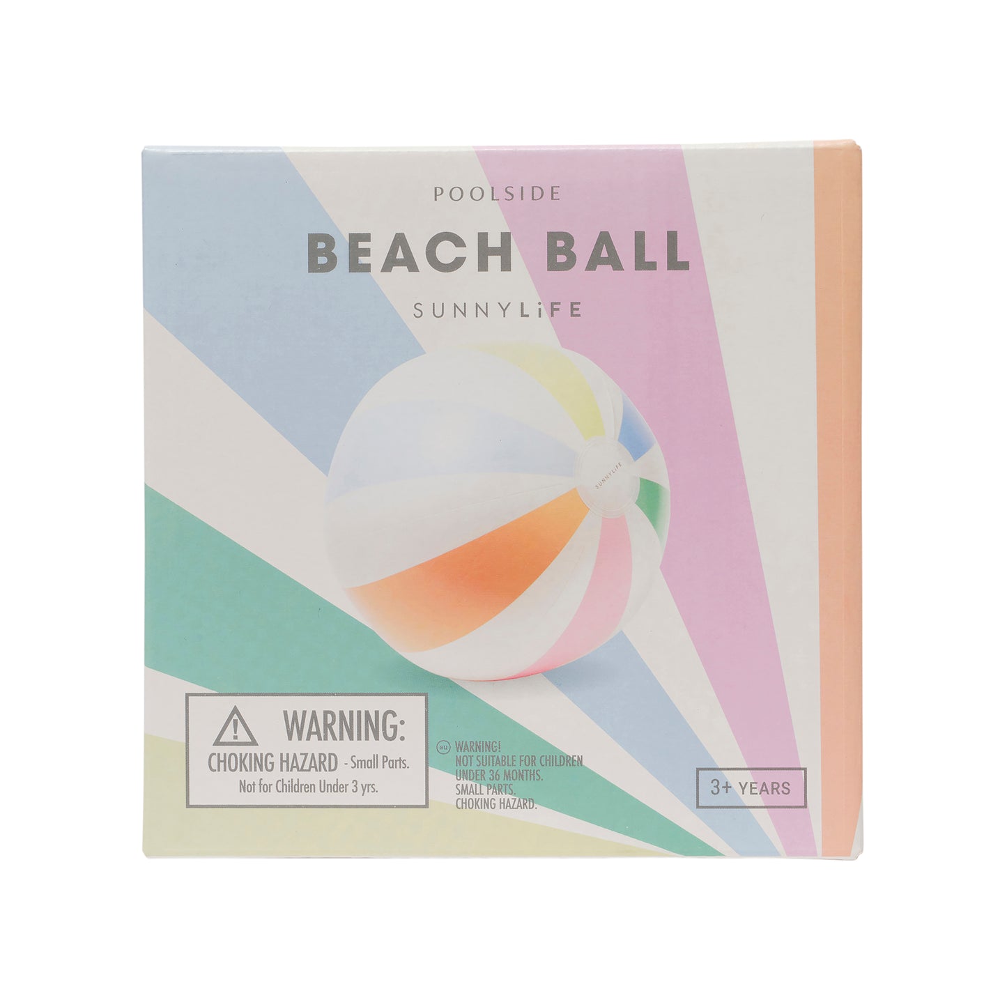 Badebold - Inflatable Beach Ball Pastel Gelato