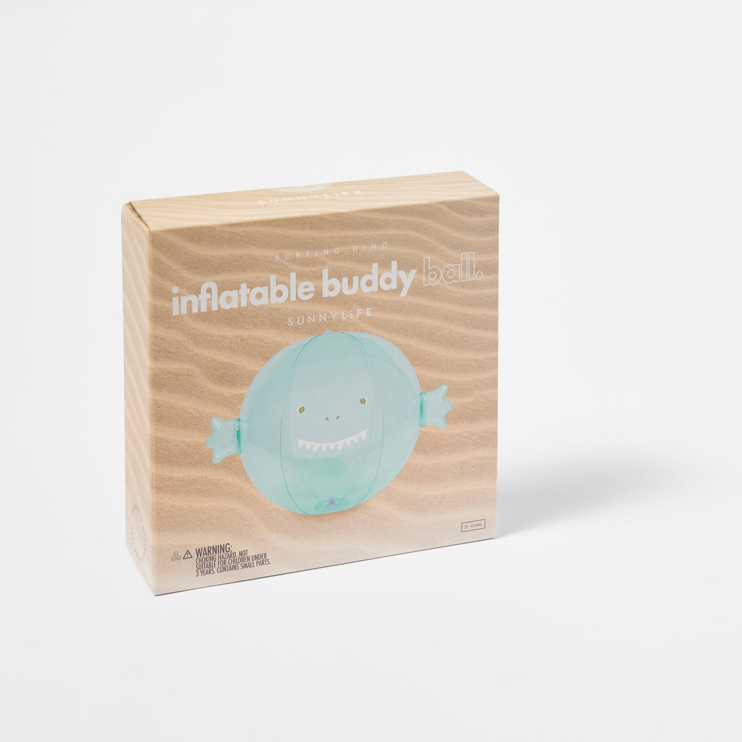 Badebold - INFLATABLE BUDDY BALL SURFING DINO - ICE MINT