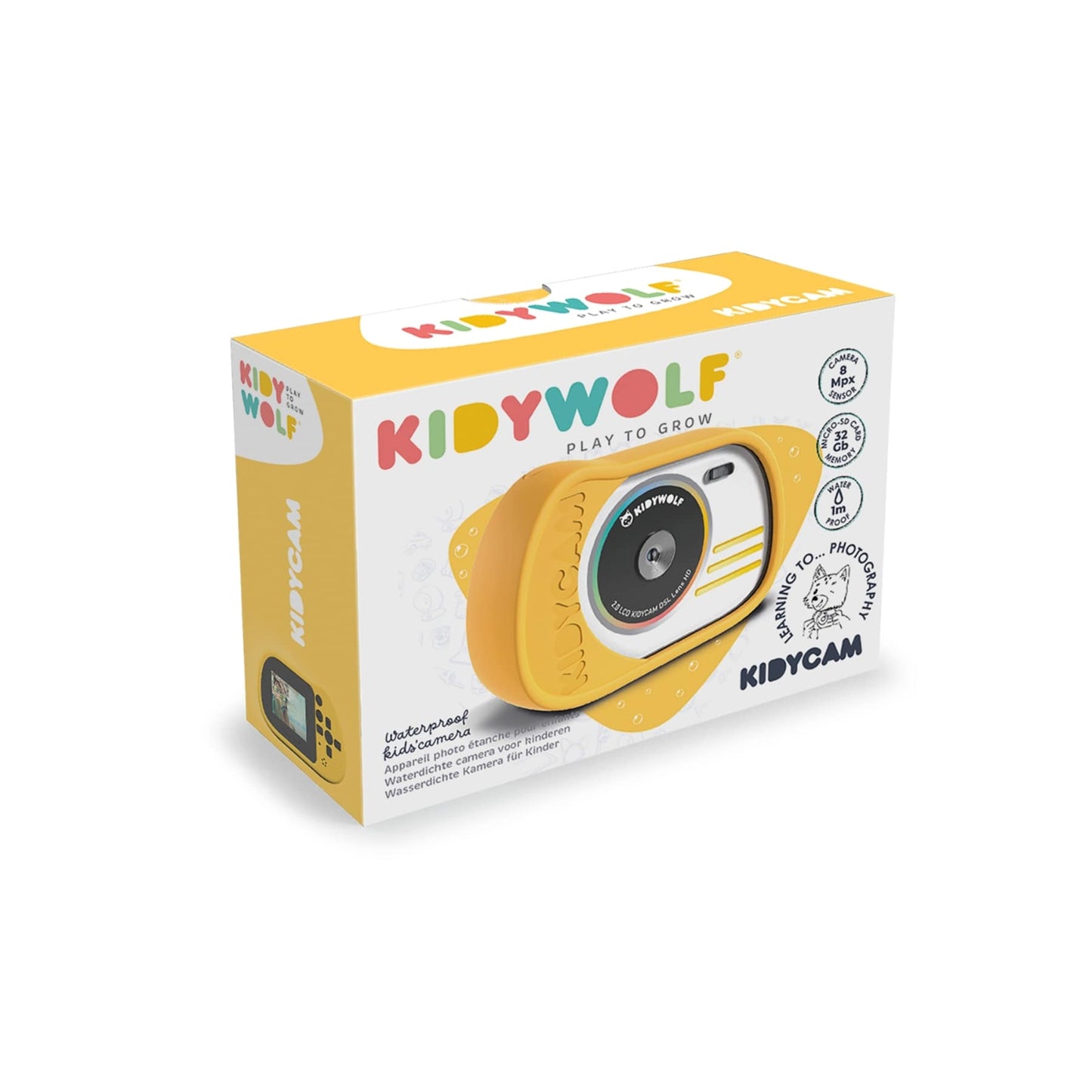 KIDYCAM - WATERPROOF - GUL