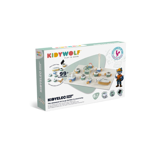 KIDYELEC-EXPERT - MY FIRST ELECTRICITY KIT - 18 PIECES