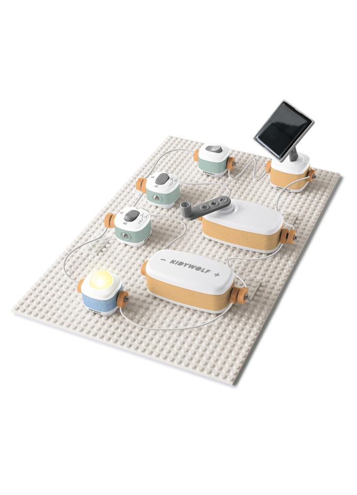 KIDYELEC-EXPERT - MY FIRST ELECTRICITY KIT - 18 PIECES