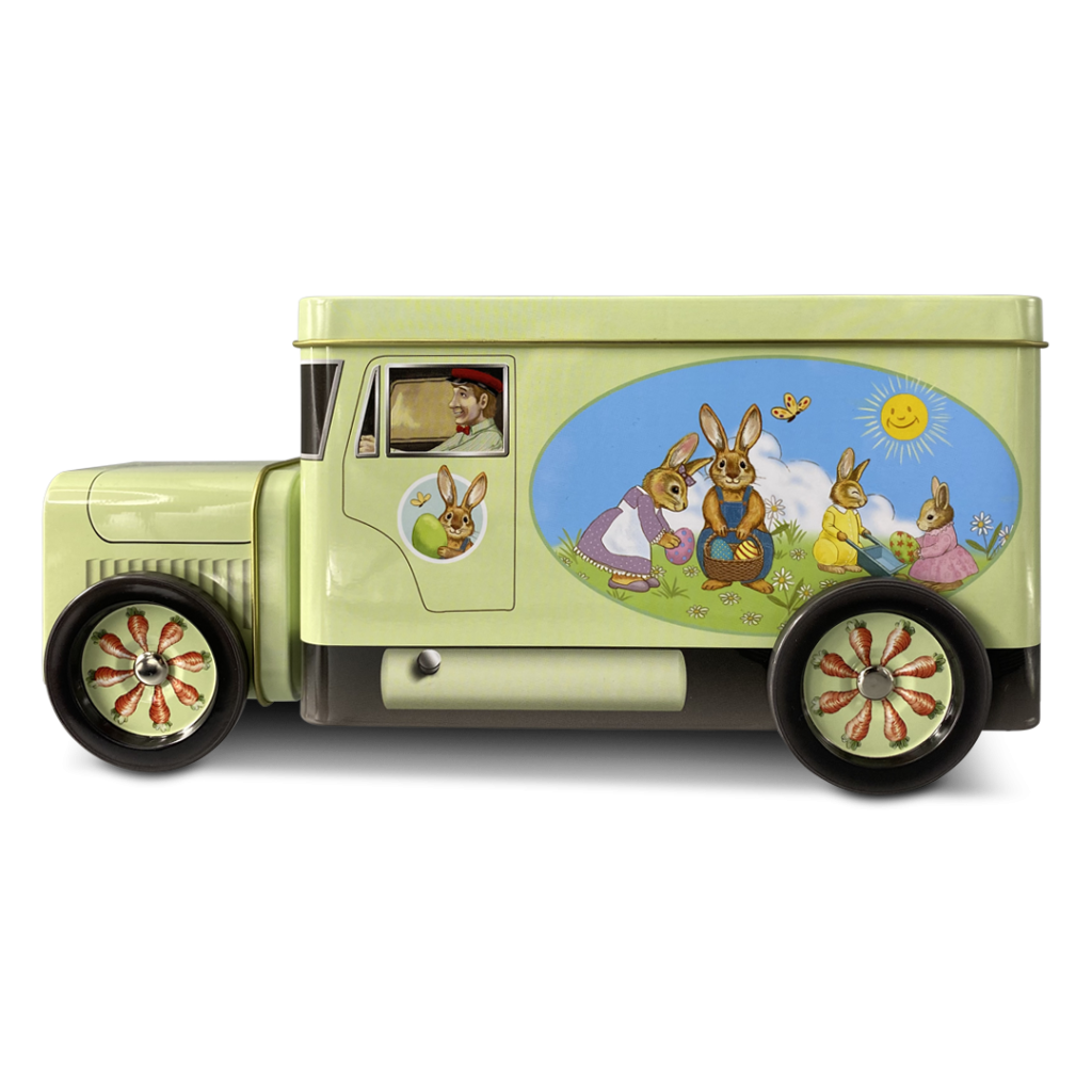 Kagedåse Påskehare lastbil