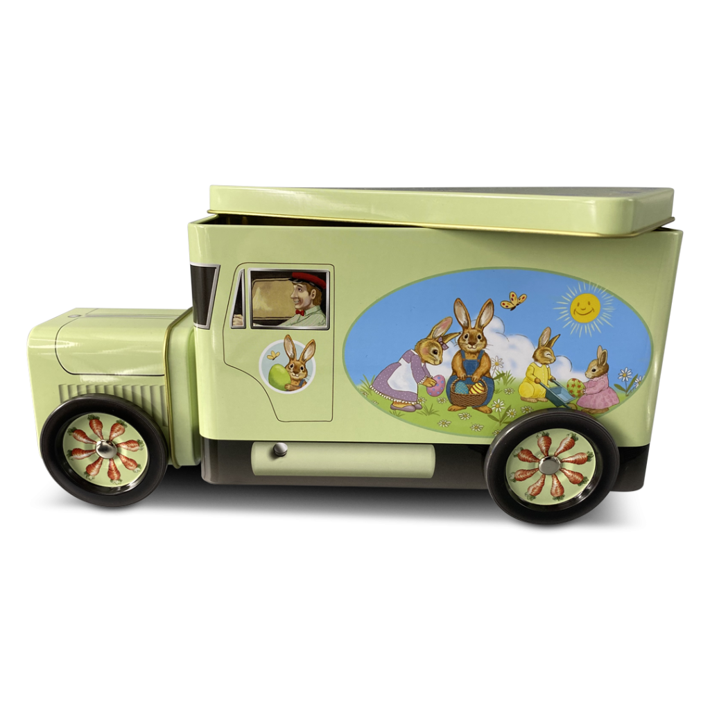 Kagedåse Påskehare lastbil