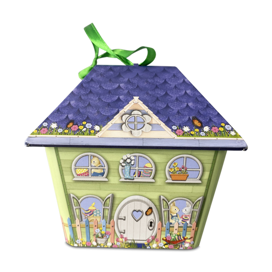 Kagedåse - påskeharens hus - lilla