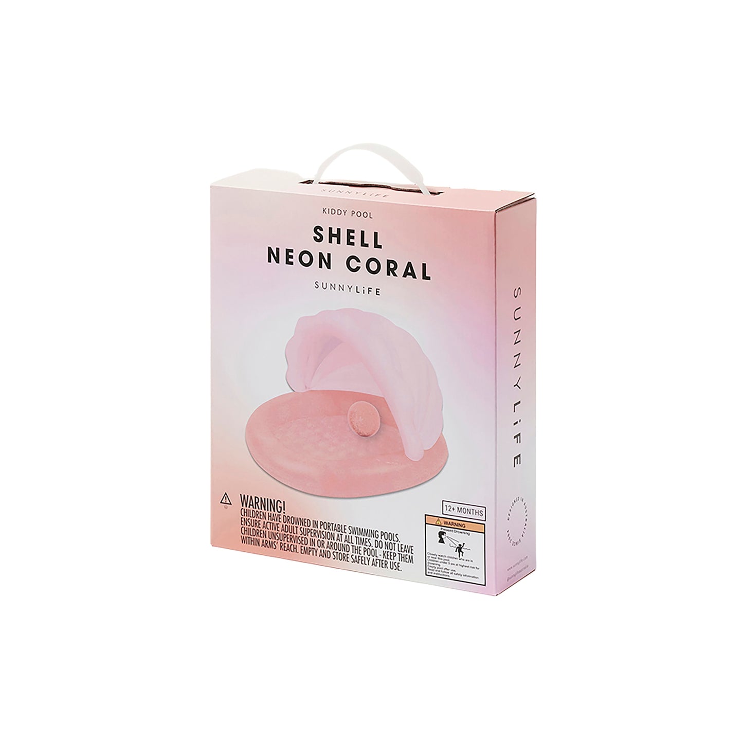 Badebassin - Kiddy Pool Shell Neon Coral