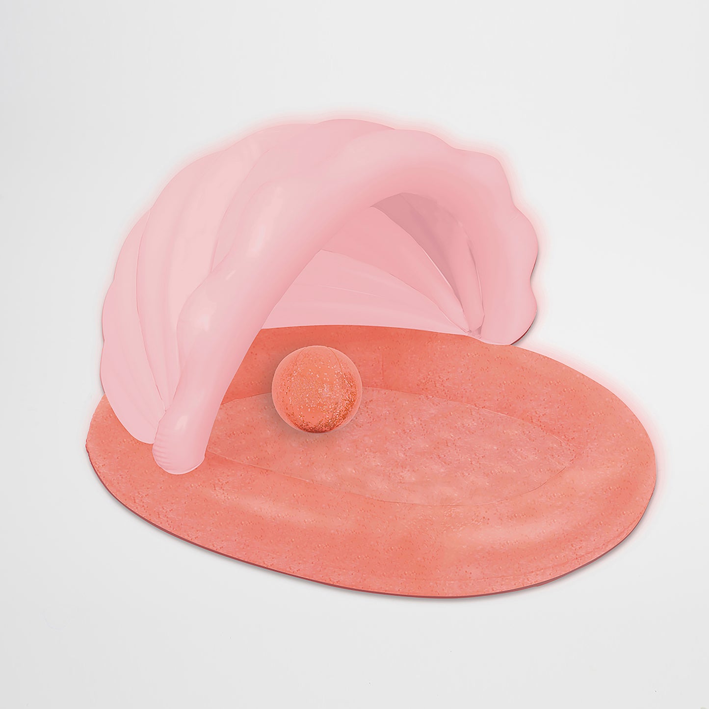 Badebassin - Kiddy Pool Shell Neon Coral