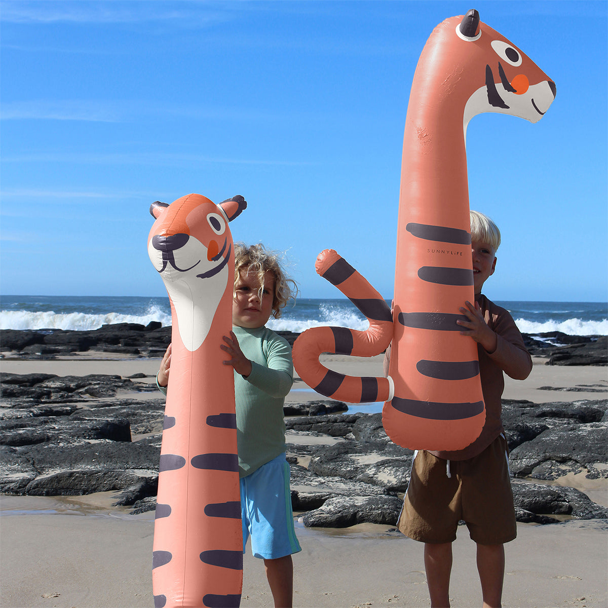 Kids Inflatable Noodle - Tino the Tiger Set of 2