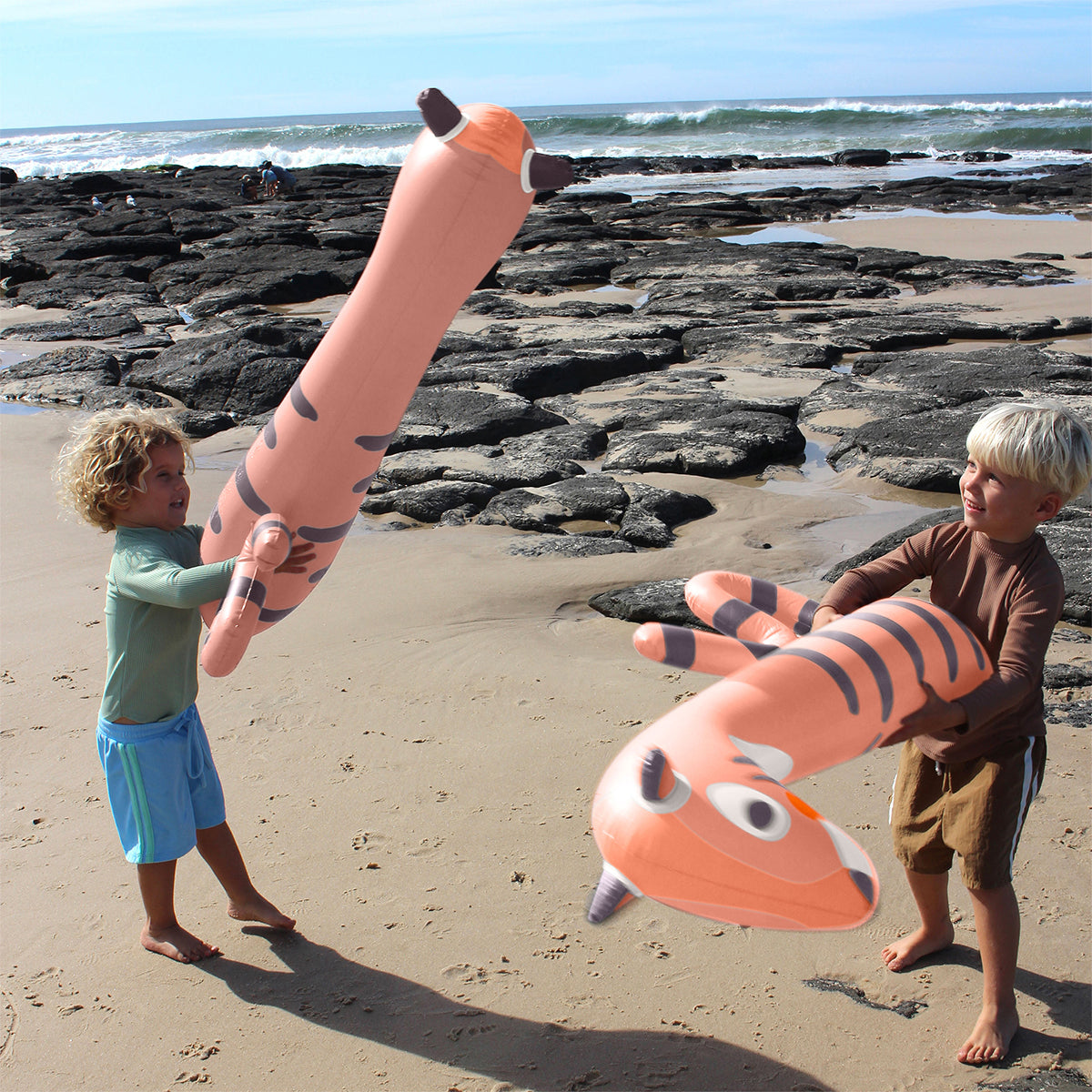 Kids Inflatable Noodle - Tino the Tiger Set of 2