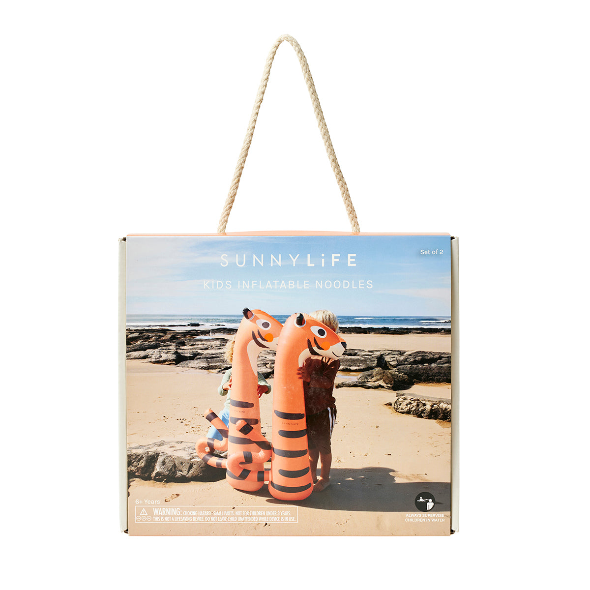 Kids Inflatable Noodle - Tino the Tiger Set of 2