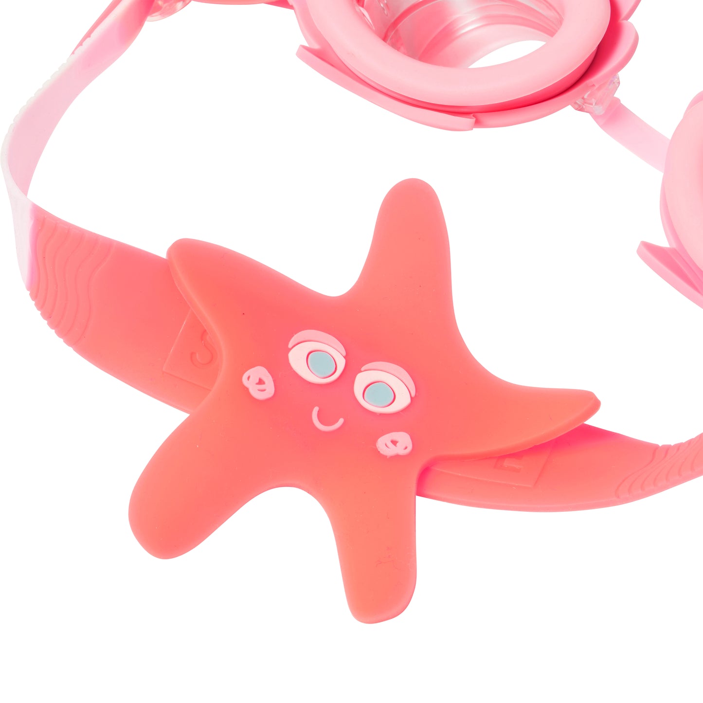 Svømmebriller - Kids Swim Goggles - Melody the Mermaid Neon Strawberry
