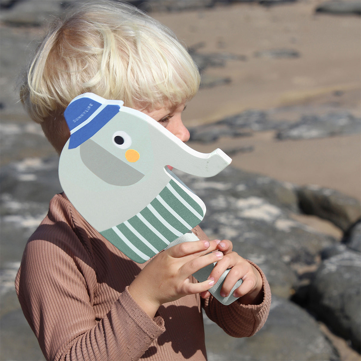 Kids Velcro Beach Bats - Eli the Elephant