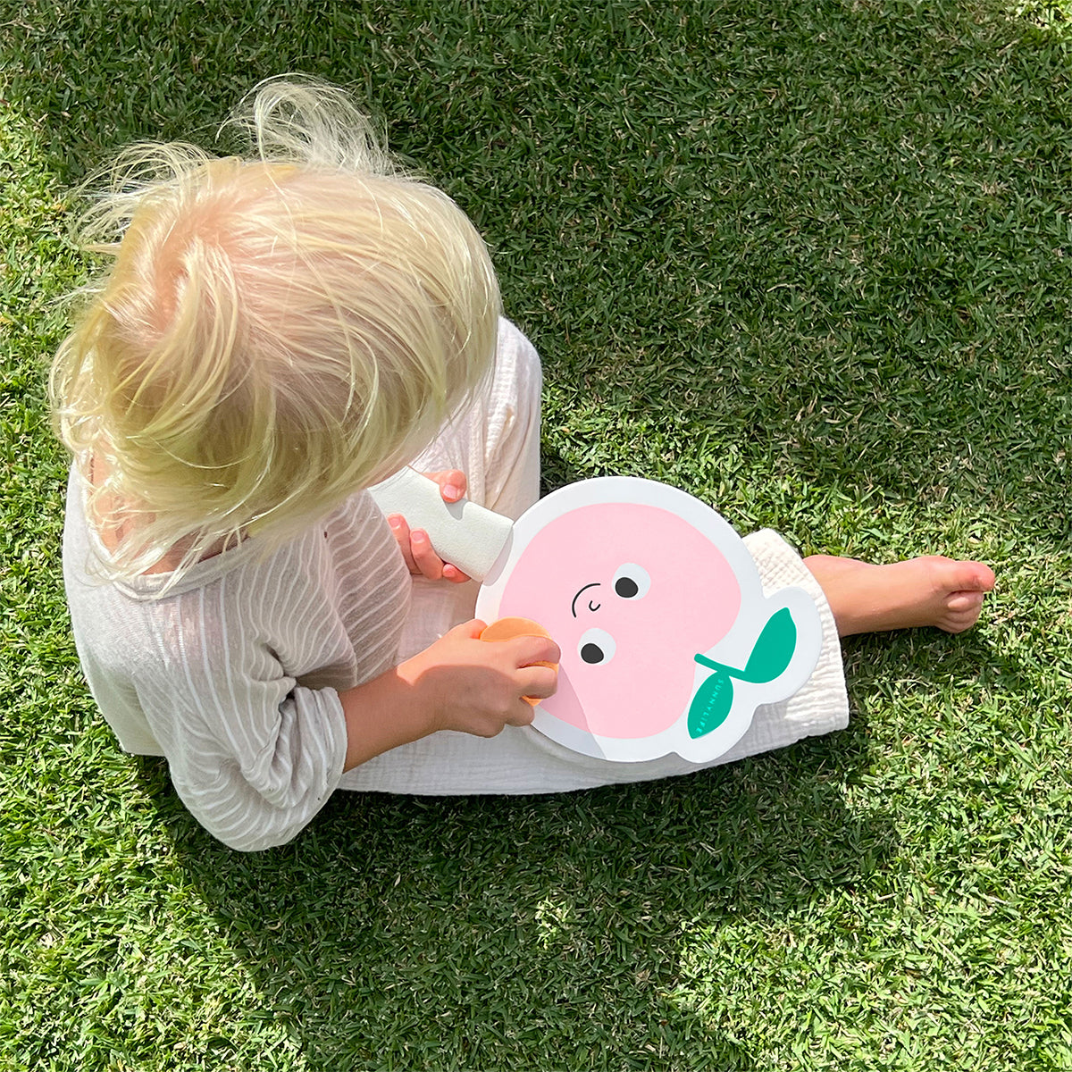 Kids Velcro Beach Bats - Poppy the Peach
