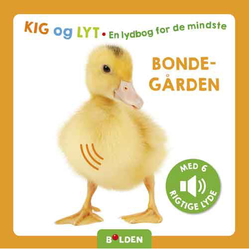 Bog - Kig og lyt – en lydbog for de mindste: Bondegården