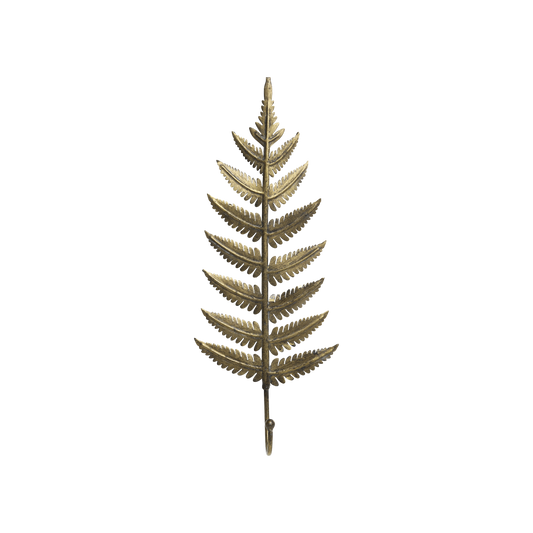 Knage - Bregne Blad - antique messing