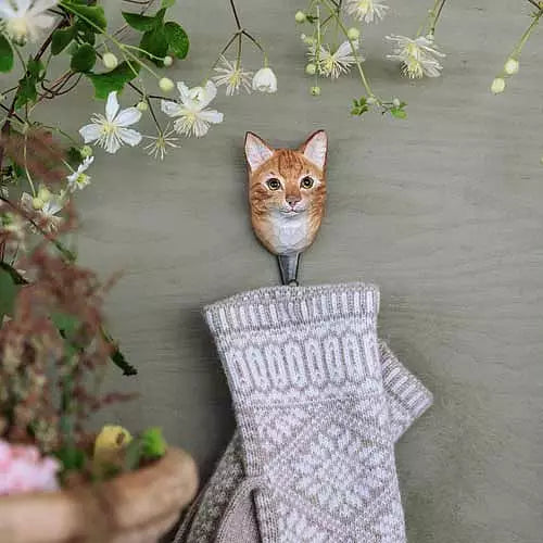 Knage - Rød Kat - Træ