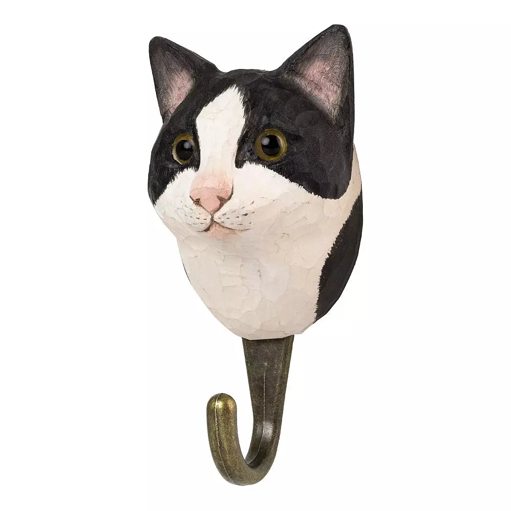 Knage - Sort og hvid  Kat - Træ